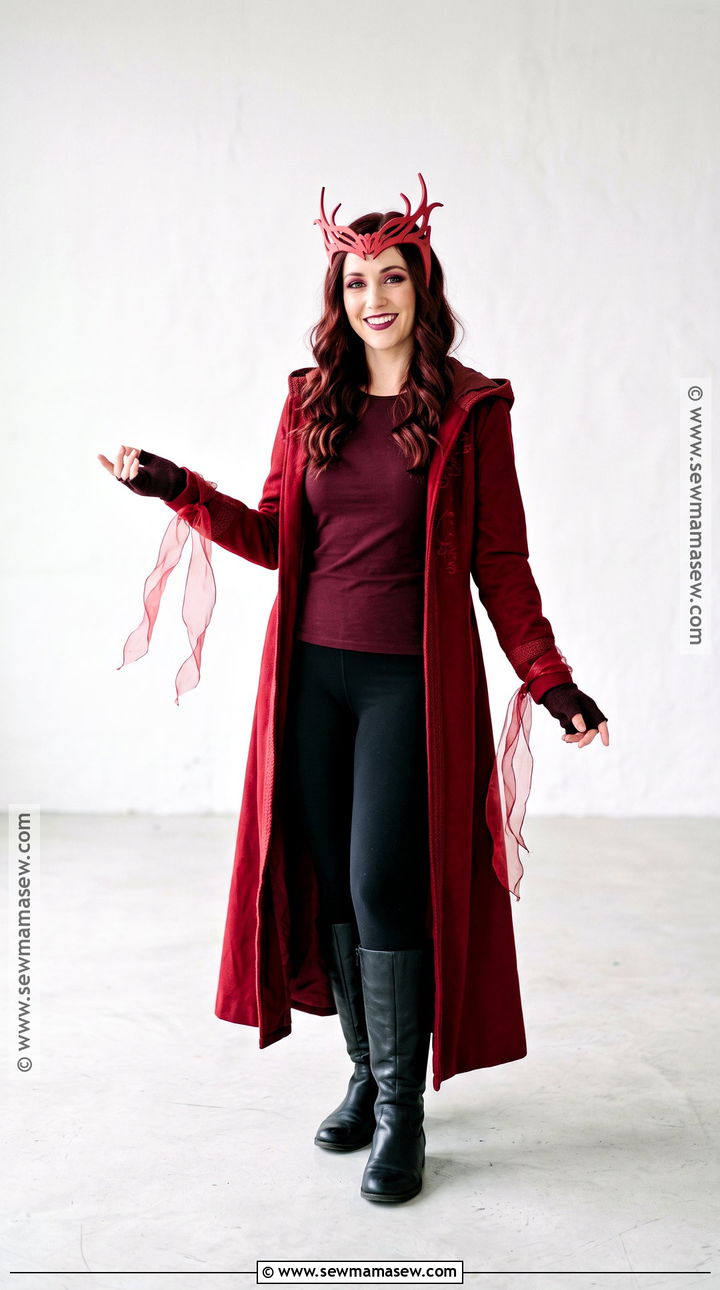 Wanda Maximoff Scarlet Costume - 30 red hair halloween costumes ideas