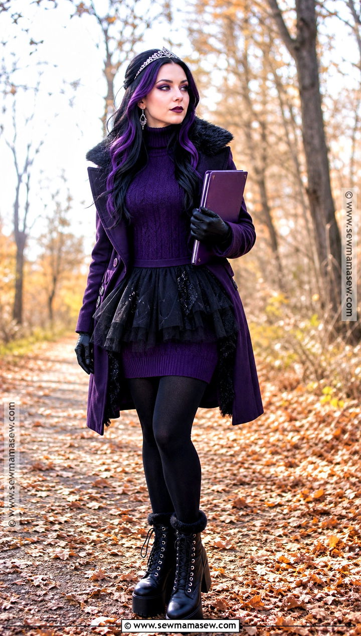 Warm Elissabat Costume With Purple Coat - 30 elissabat costume ideas
