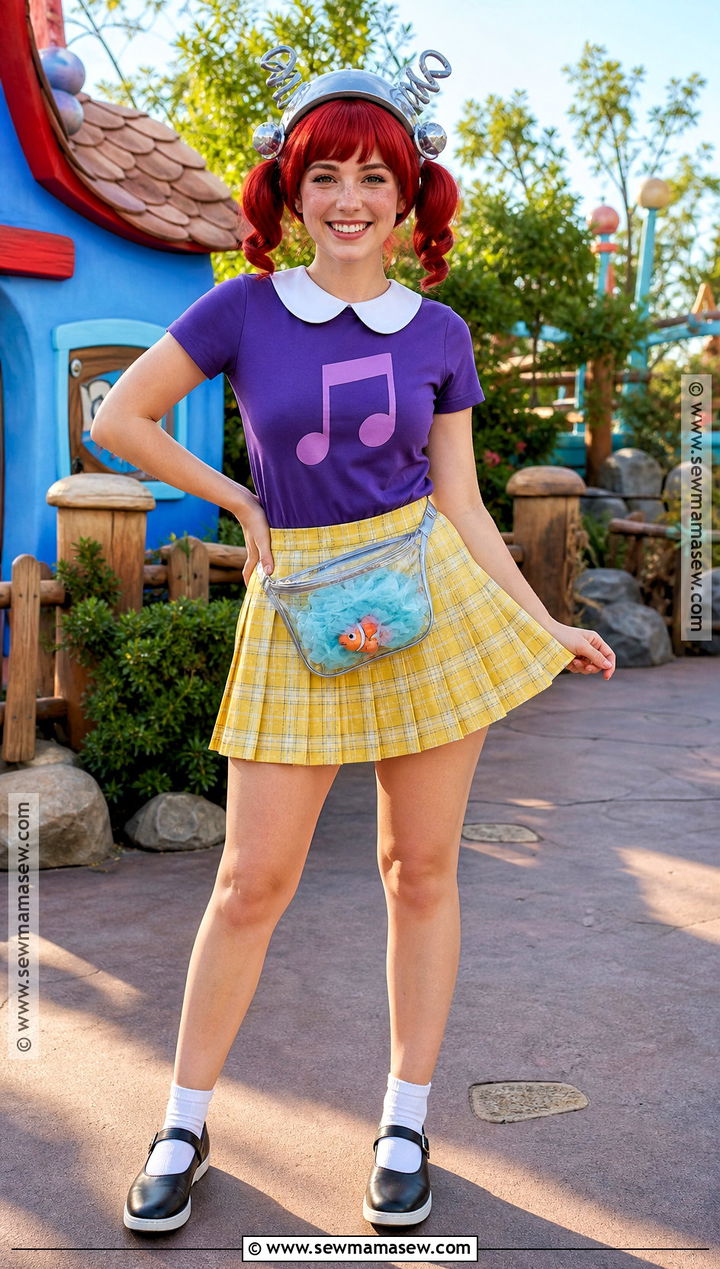 Warm Weather Darla Costume With Short Sleeves - 30 darla finding nemo costume ideas