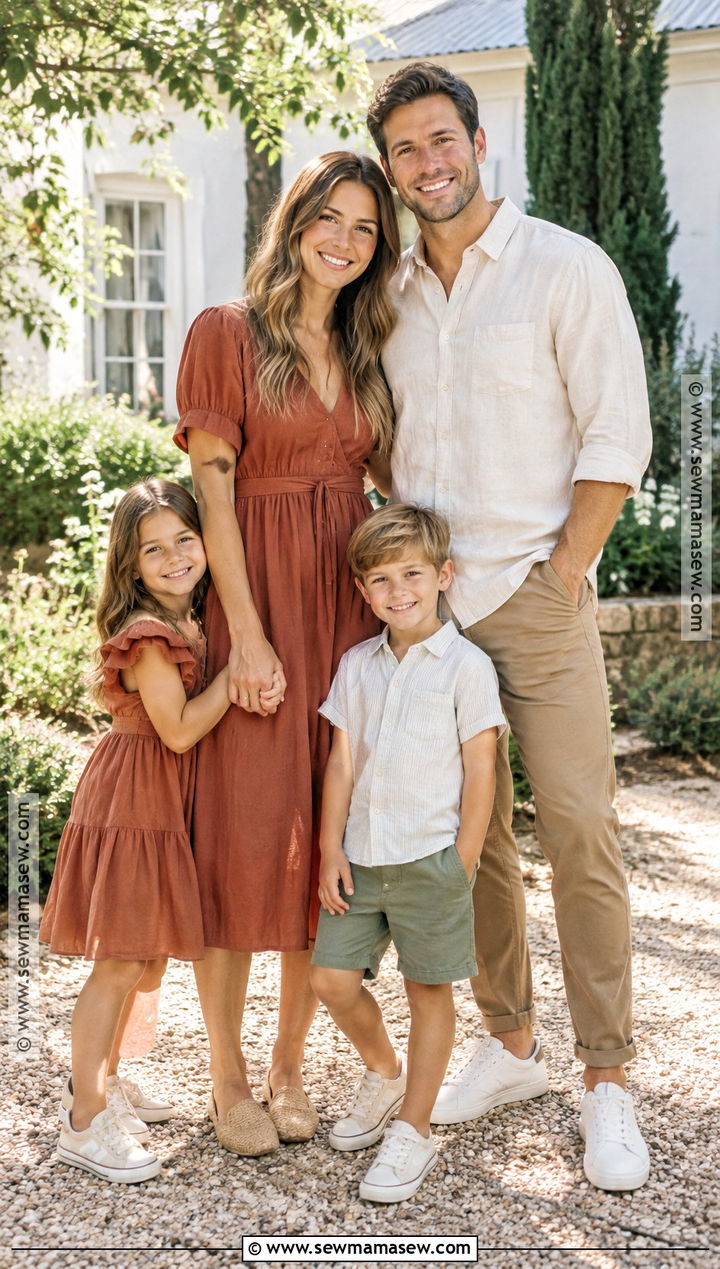 Warm Weather Fall Family Photo Outfits - 15 fall family photo outfit inspiration ideas