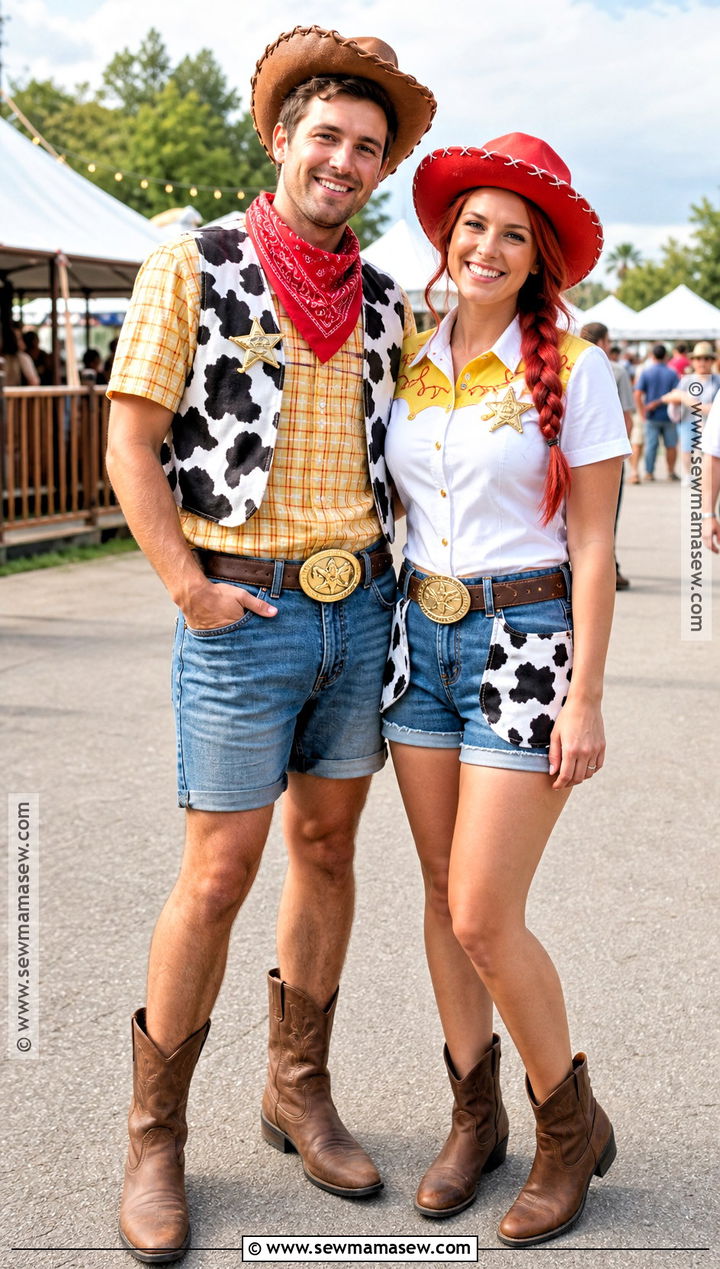Warm Weather Jessie And Woody Costume - 30 Jessie And Woody Costumes for Couples
