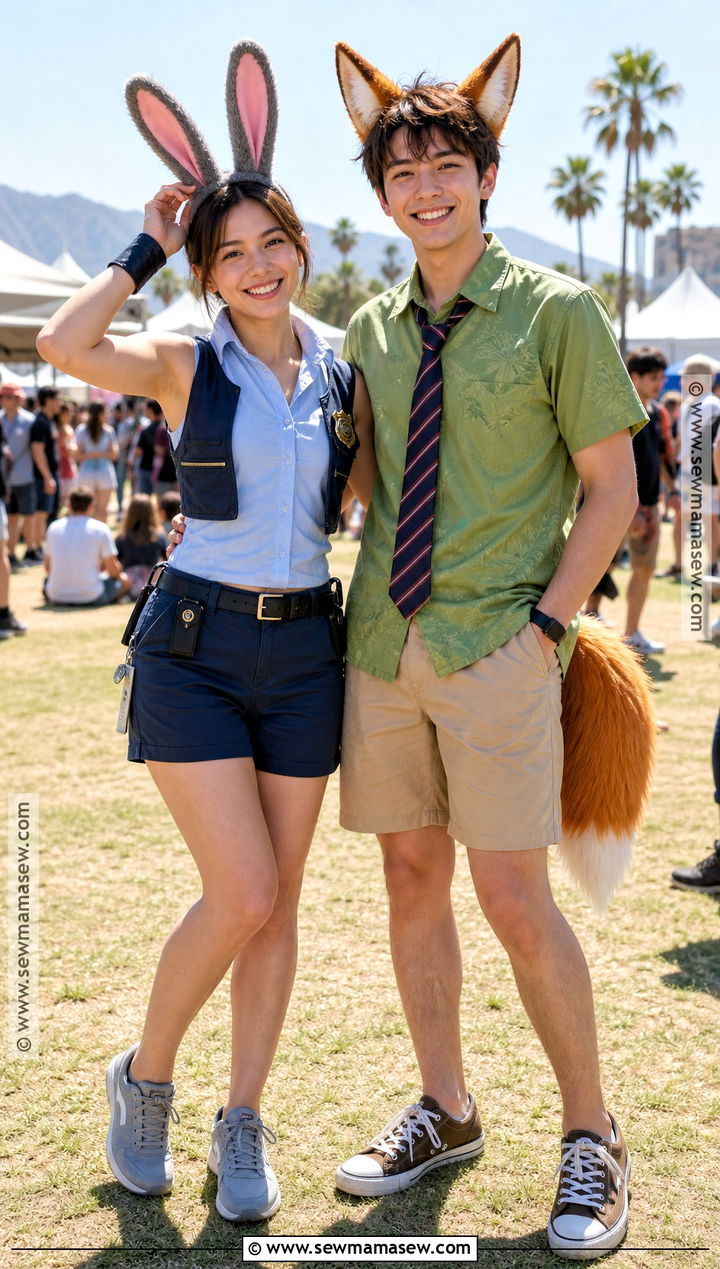 Warm Weather Judy Hopps And Nick Wilde Costume - 35 judy hopps and nick wilde costume ideas