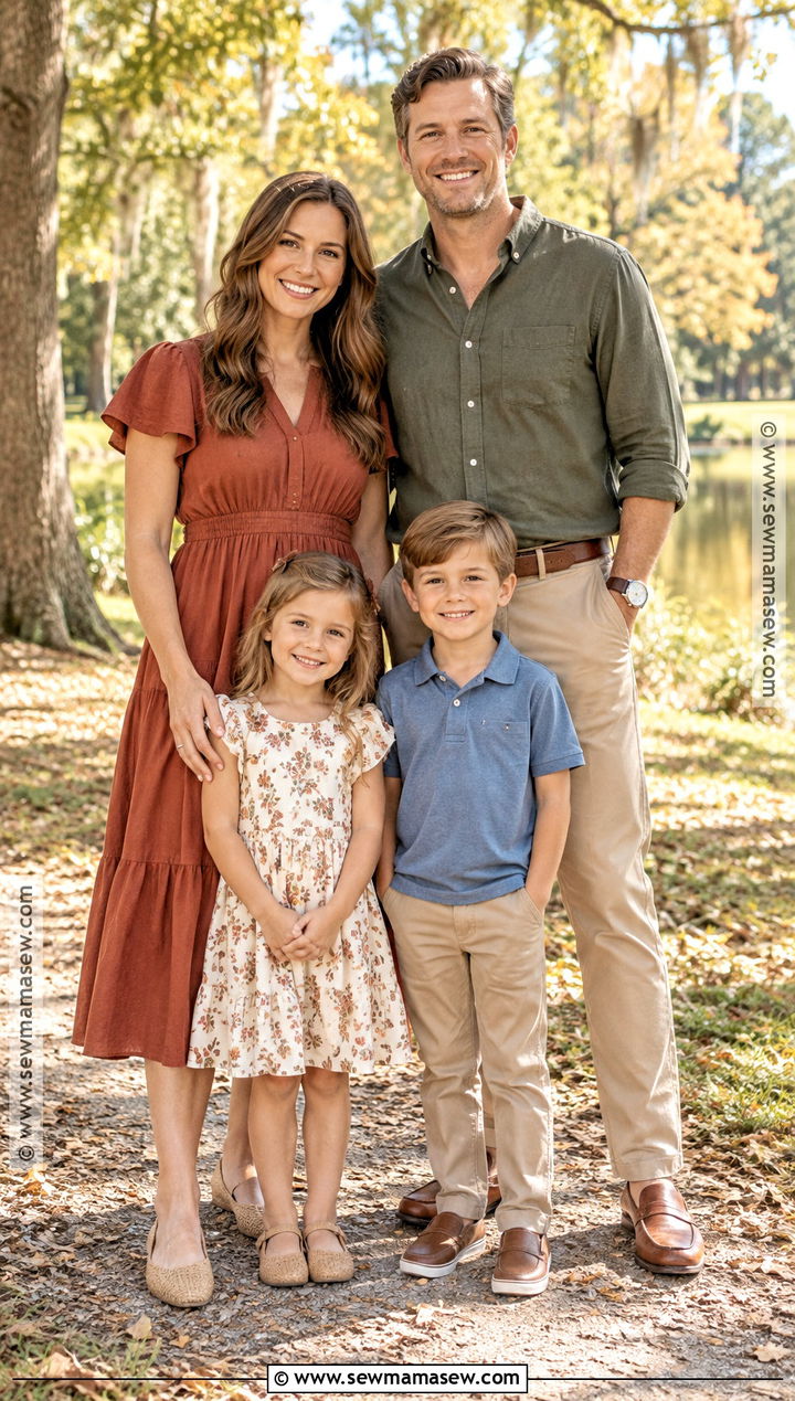 Warm Weather October Family Photo Outfits - 25 october family photos outfits