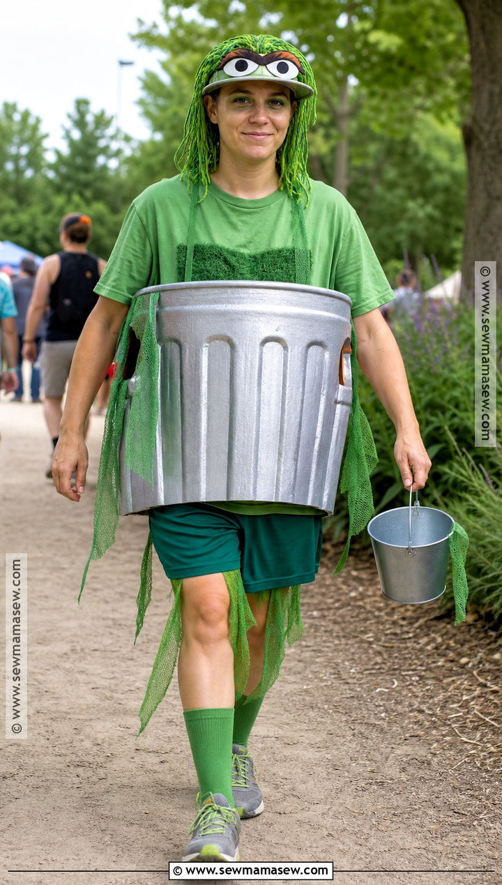 Warm Weather Oscar The Grouch Costume - 30 Oscar The Grouch Costume Ideas