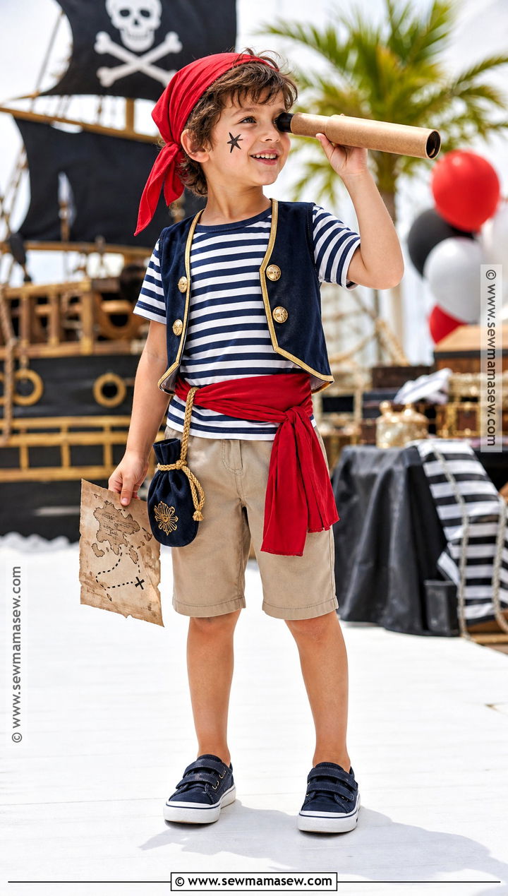 Warm Weather Pirate Costume - 35 pirate costume ideas for kids