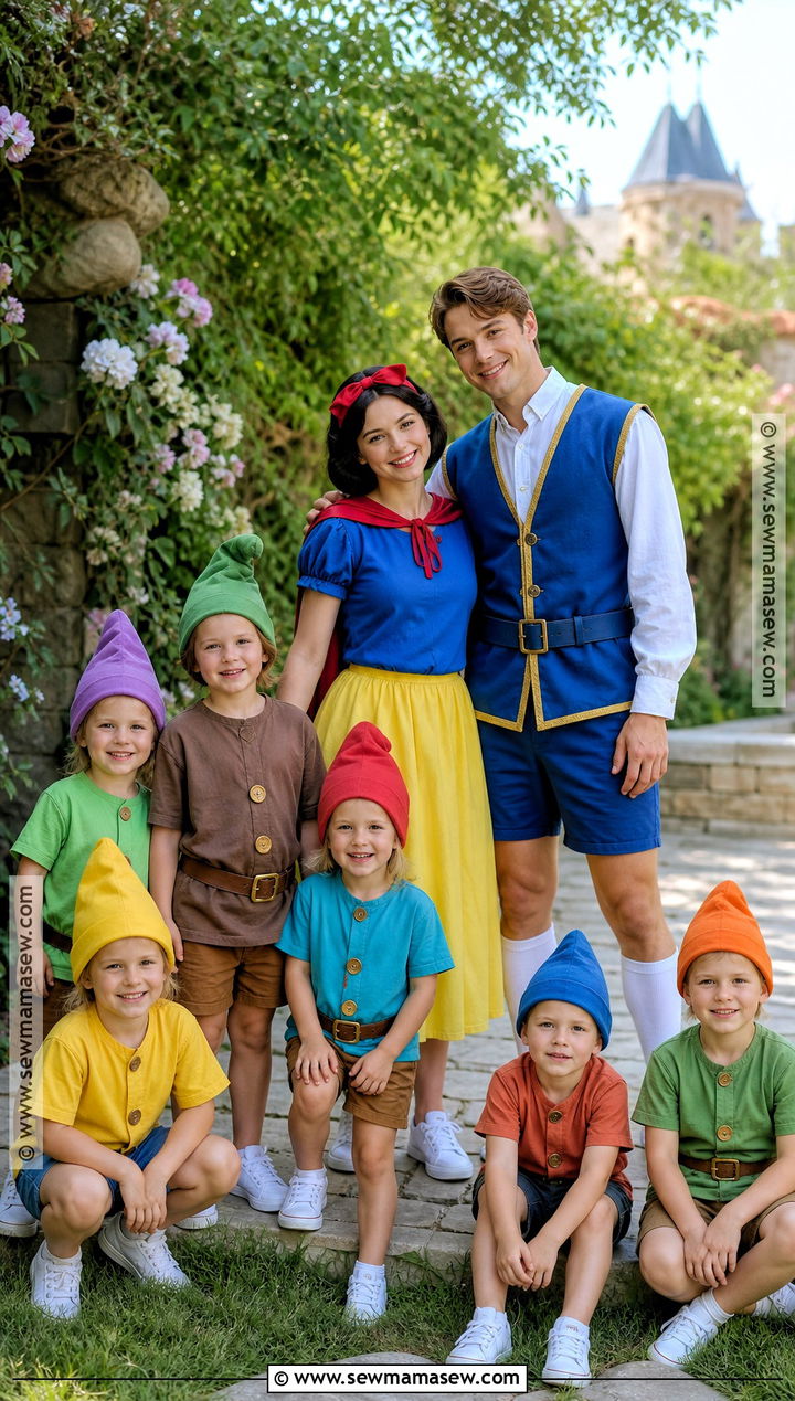 Warm Weather Snow White Family Costume - 30 snow white family costume ideas
