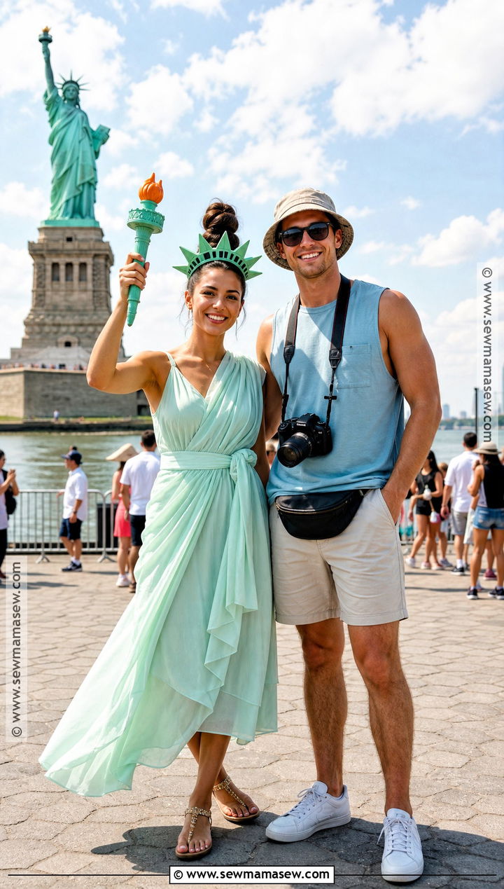 Warm Weather Statue Of Liberty And Tourist Costume - 30 statue of liberty and tourist costume ideas