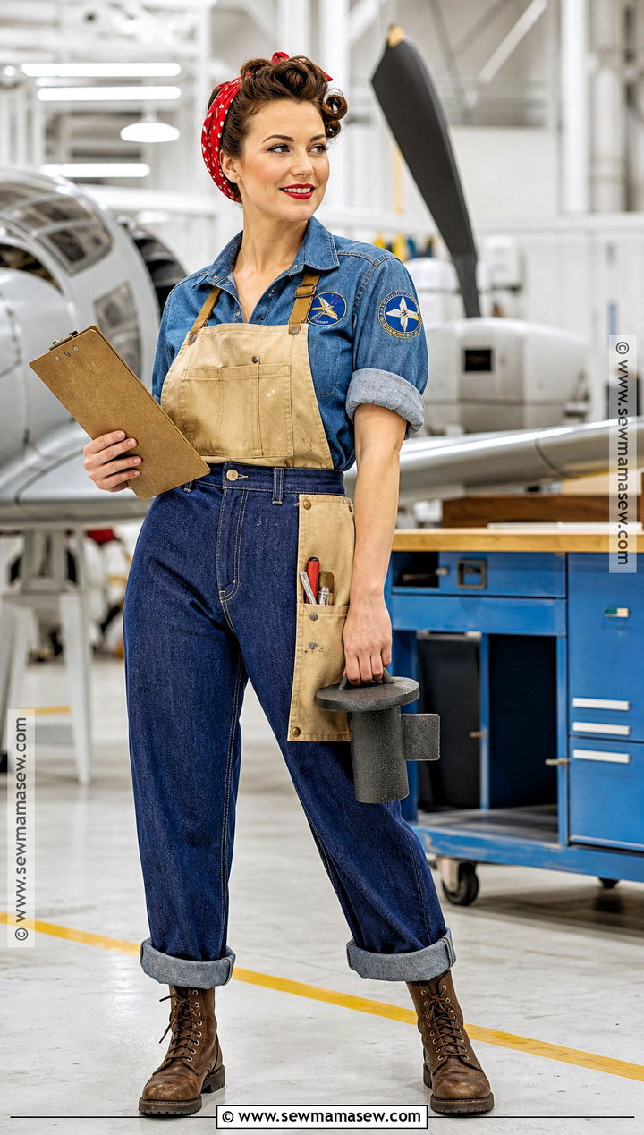 Wartime Factory Worker Costume - 35 military costume ideas