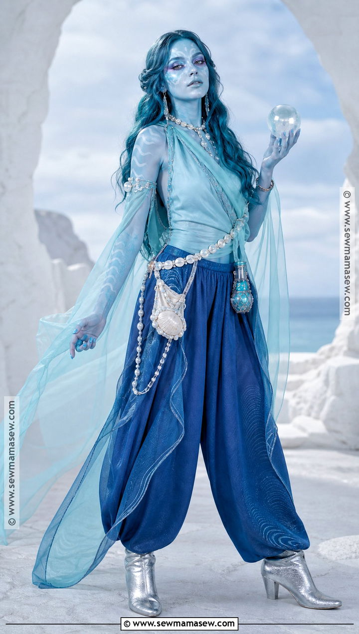 Water Genasi Sorcerer Cosplay - 30 dnd cosplay ideas
