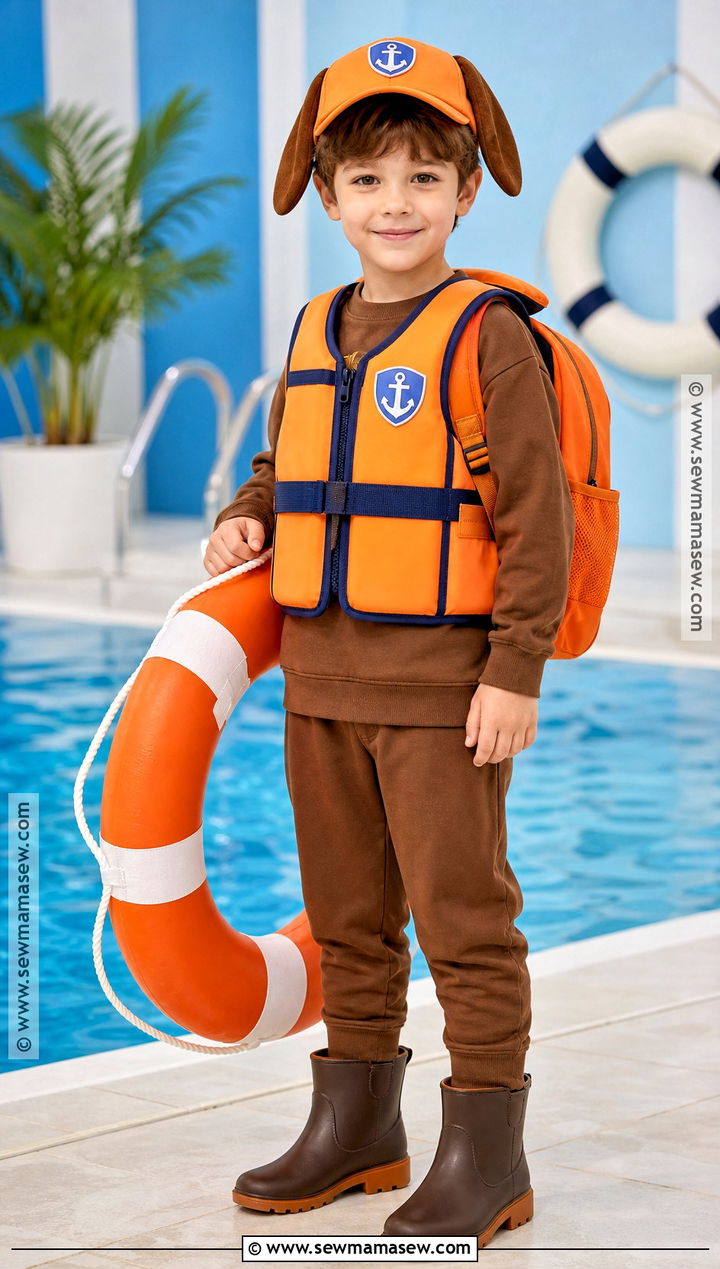 Water Rescue Zuma Halloween Costume - 30 paw patrol halloween costume ideas