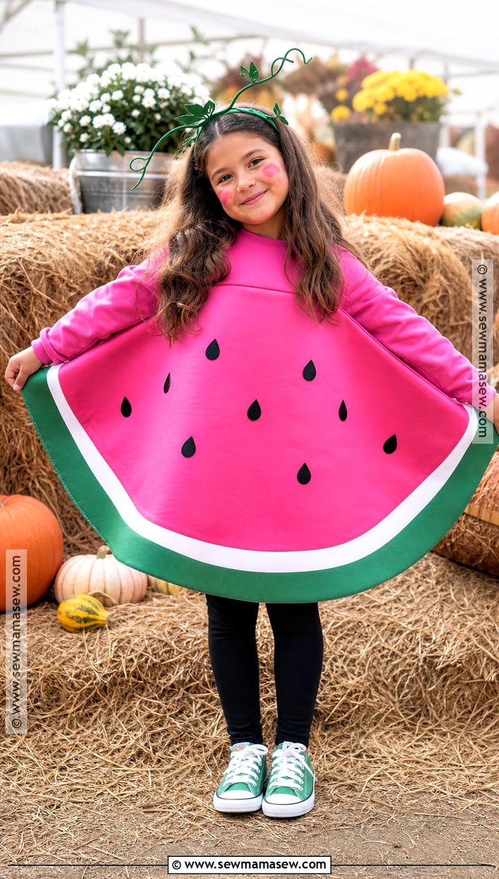 Watermelon Slice Costume For Kids - 30 fruit costumes for kids
