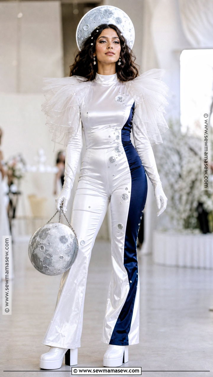 Waxing Gibbous Moon Costume - 30 Moon Costume Ideas for Women
