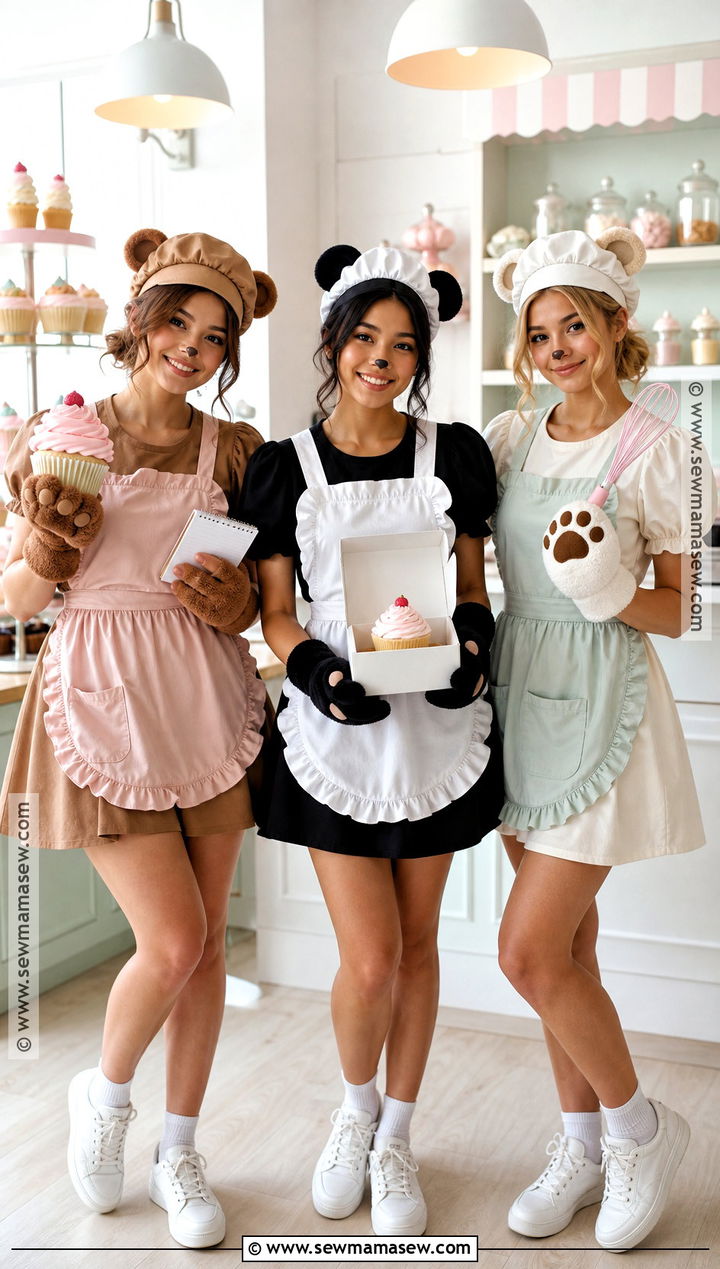 We Bare Bears Cupcake Worker Costume - 30 we bear bears costume ideas