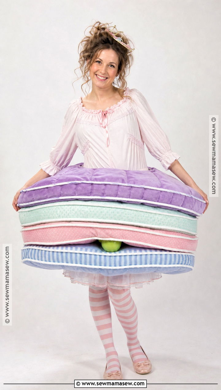 Wearable Mattress Princess And The Pea Costume - 30 princess and the pea halloween costume ideas