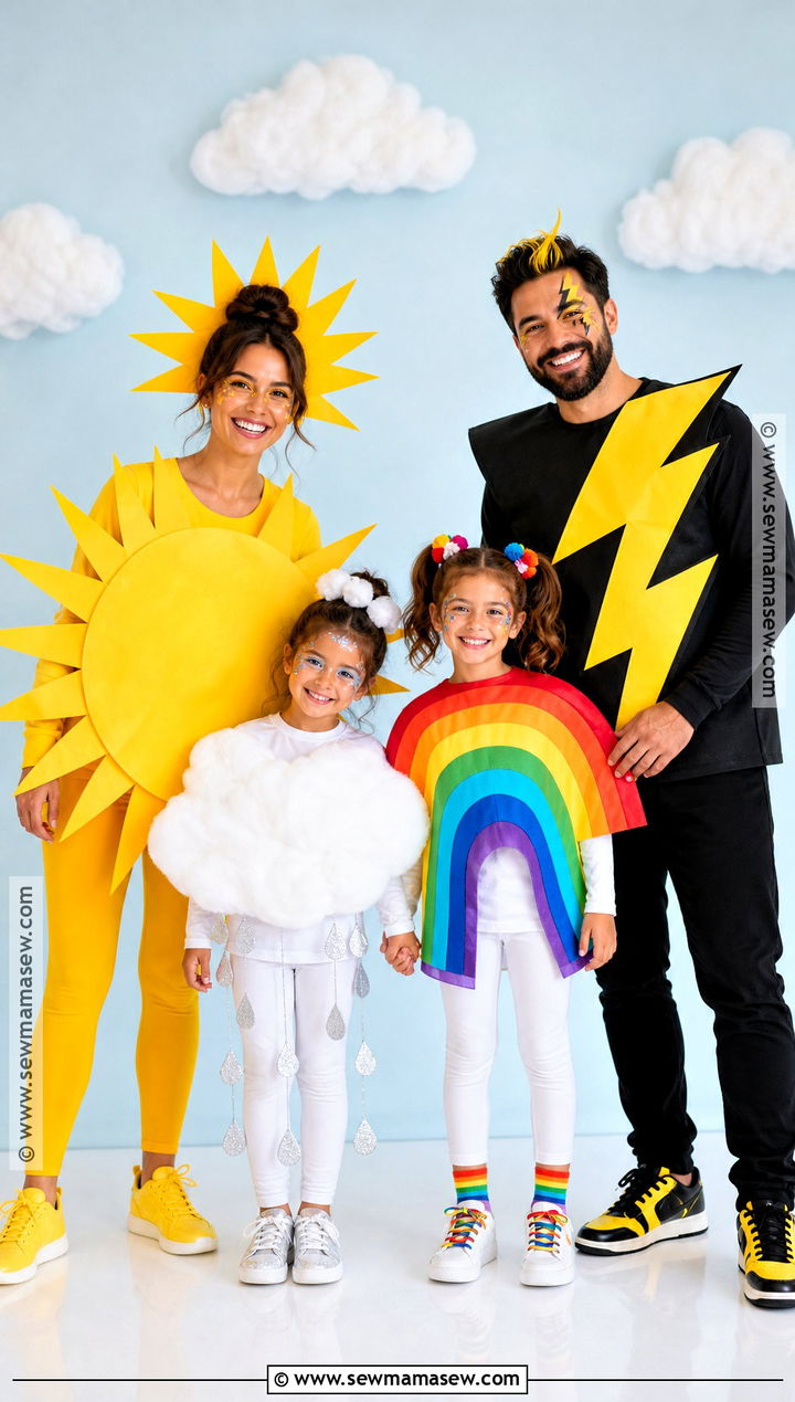 Weather Family Costume - 35 family costumes for four