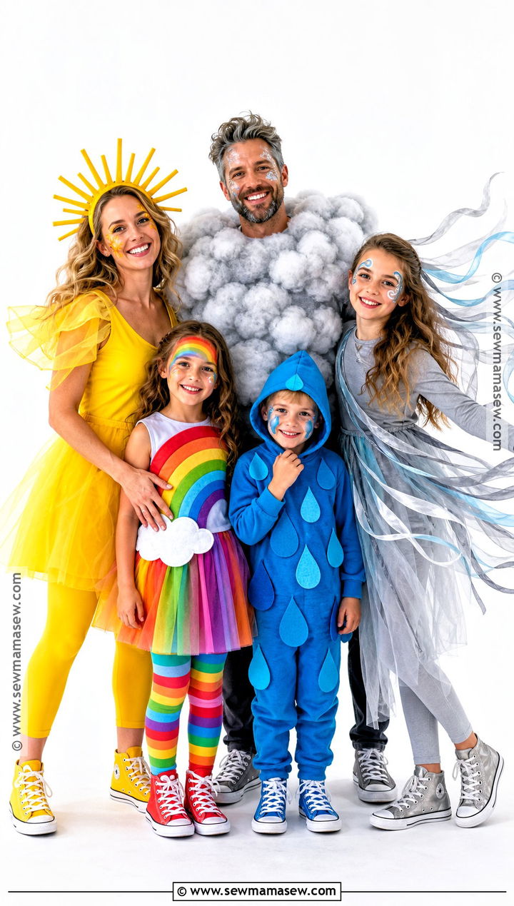 Weather Family Costume - 30 family costumes for 5 halloween