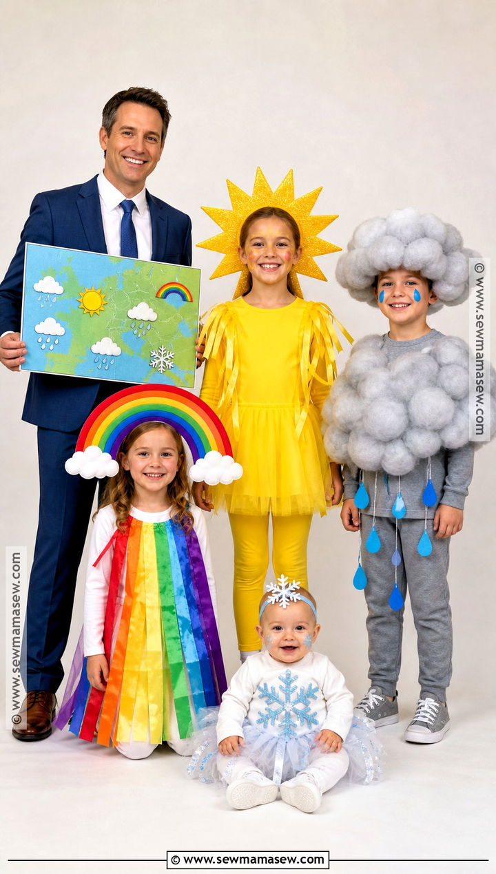Weather Forecast Family Costume - 45 family costume ideas