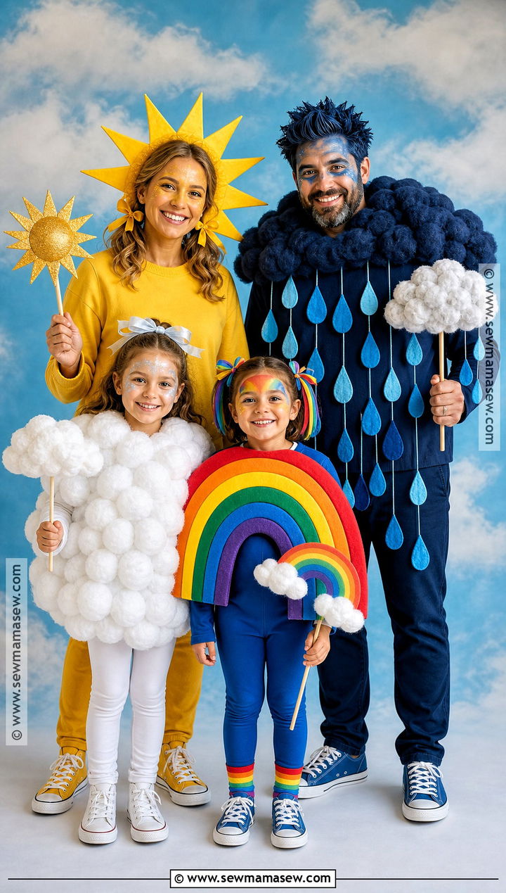 Weather Forecast Family Costume - 30 family costume ideas for 4