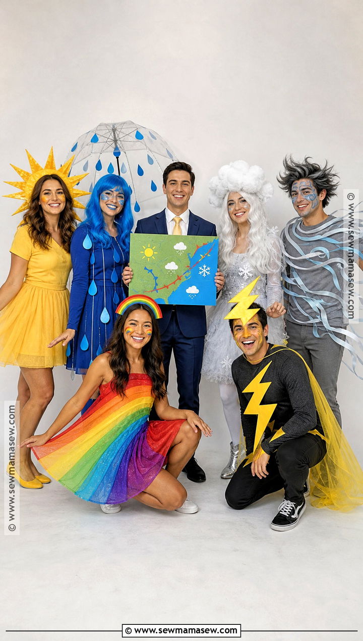 Weather Forecast Group Costume - 30 Group Dress Up Ideas