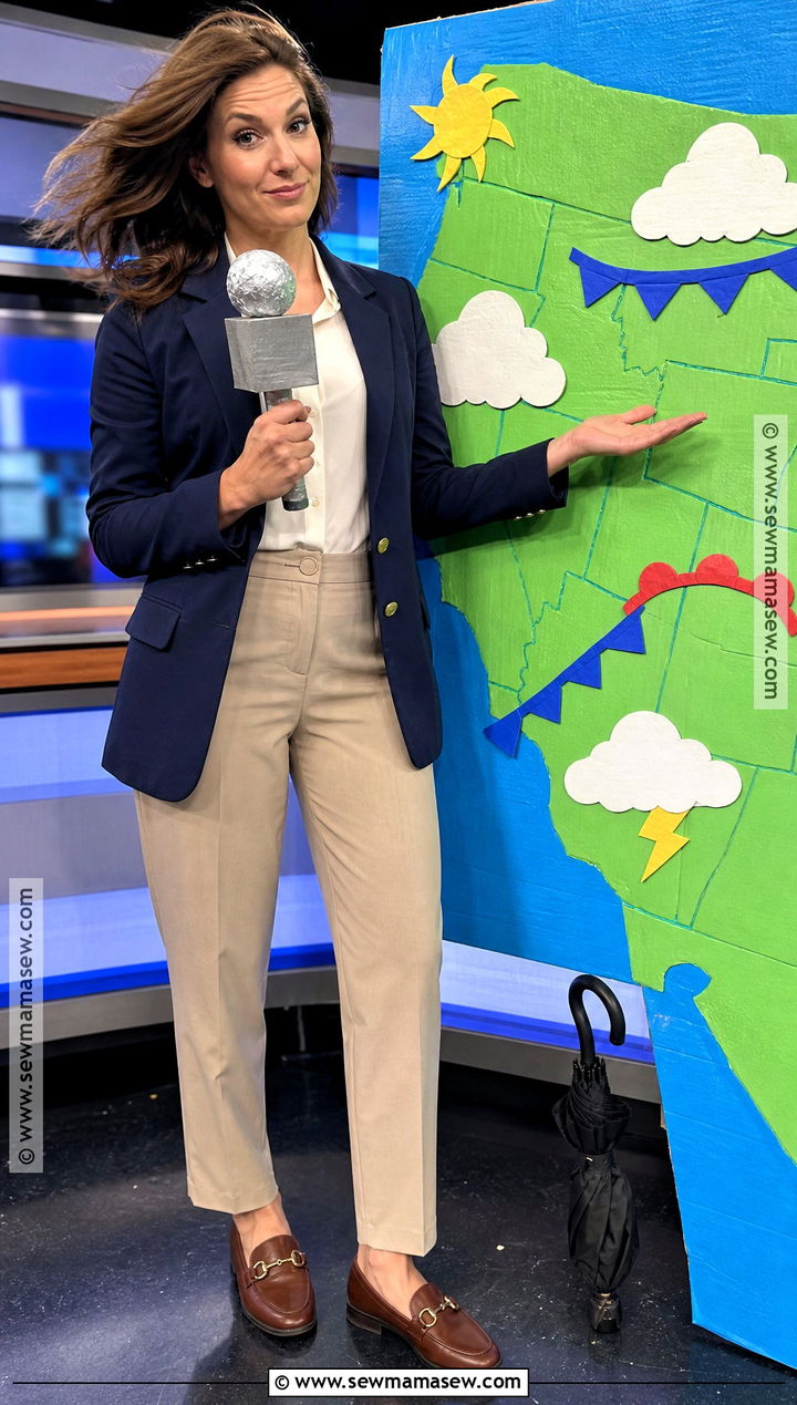 Weather Reporter Costume - 40 low effort halloween costume ideas