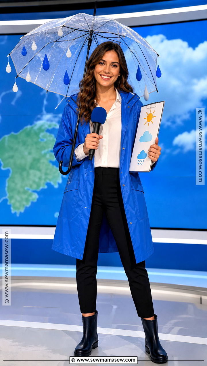 Weather Reporter Costume With Raincoat - 30 Fun Halloween Costumes for Women