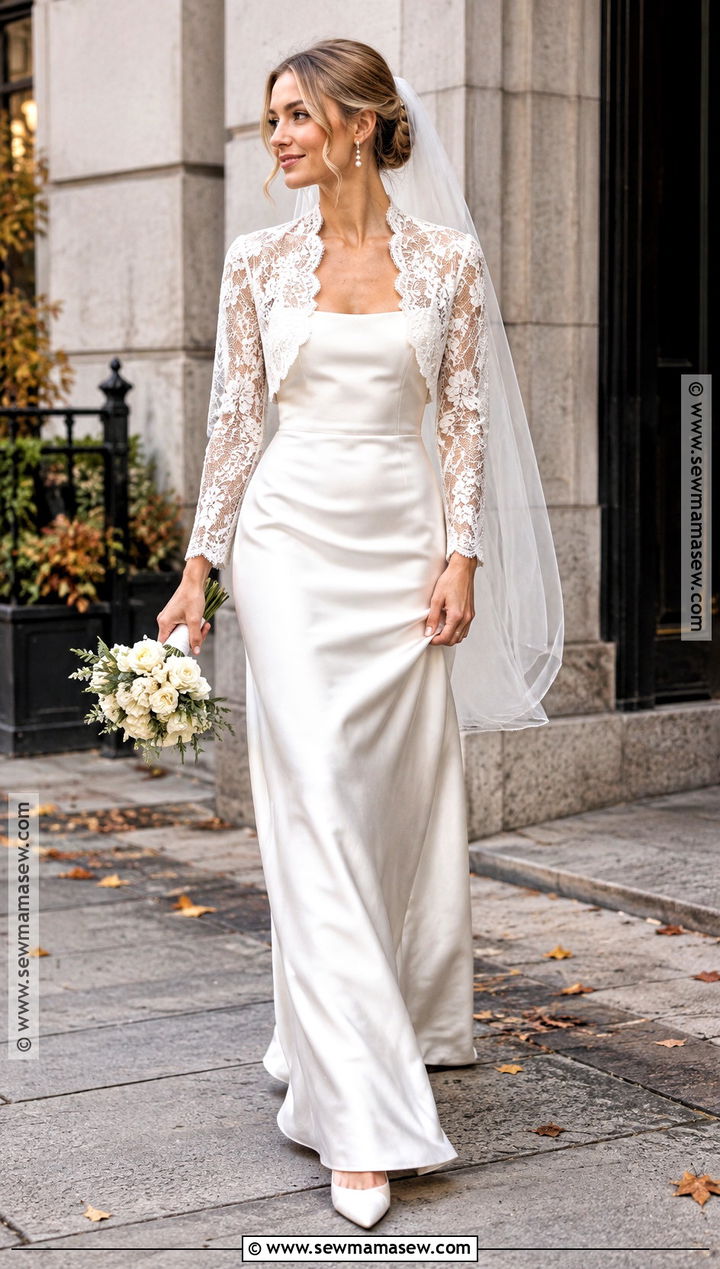 Wedding Dress With Bridal Jacket - 15 Wedding Dresses For Autumn