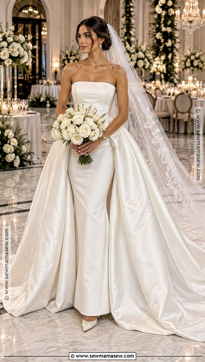Wedding Dress With Detachable Overskirt - 25 november wedding dress ideas