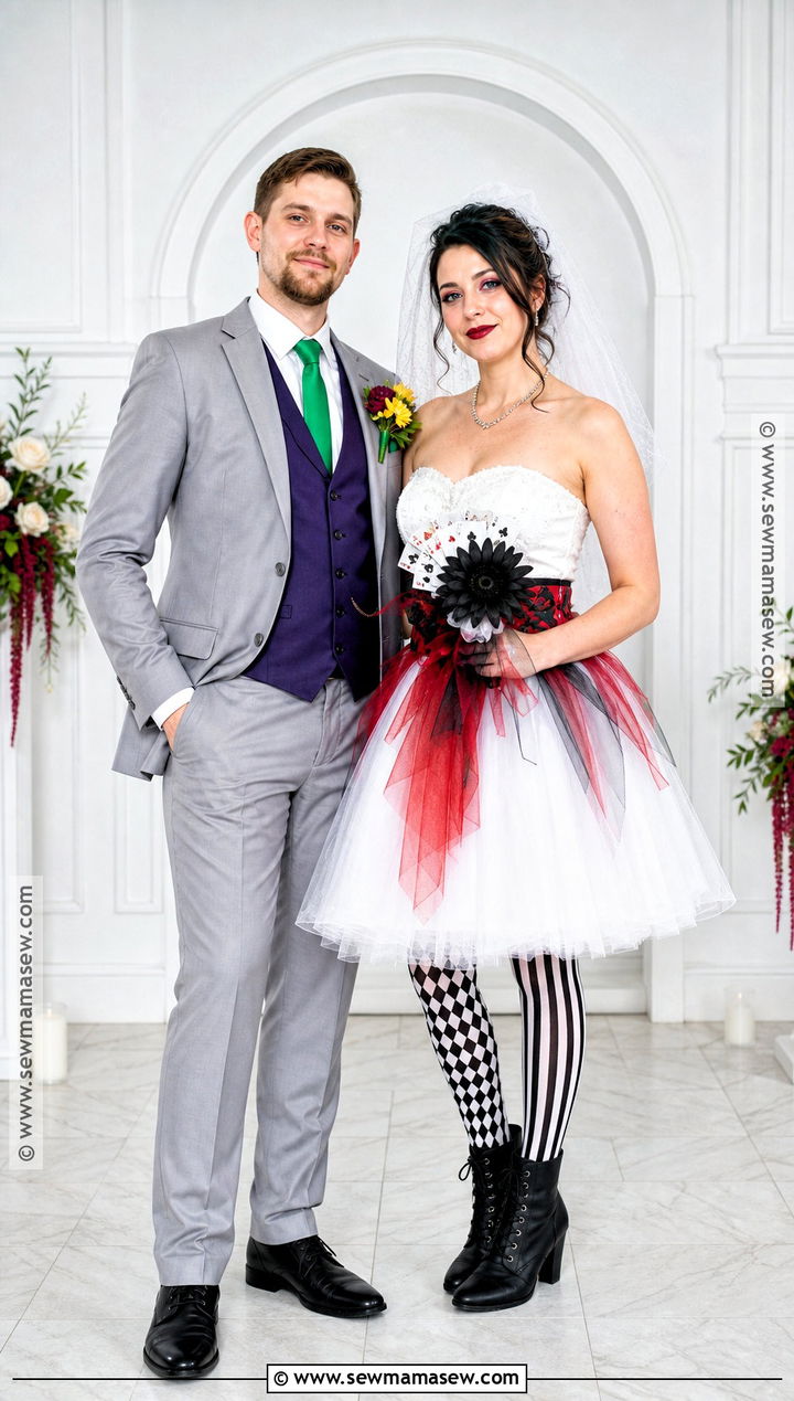 Wedding Joker And Harley Quinn Couple Costume - 35 joker couple costume ideas