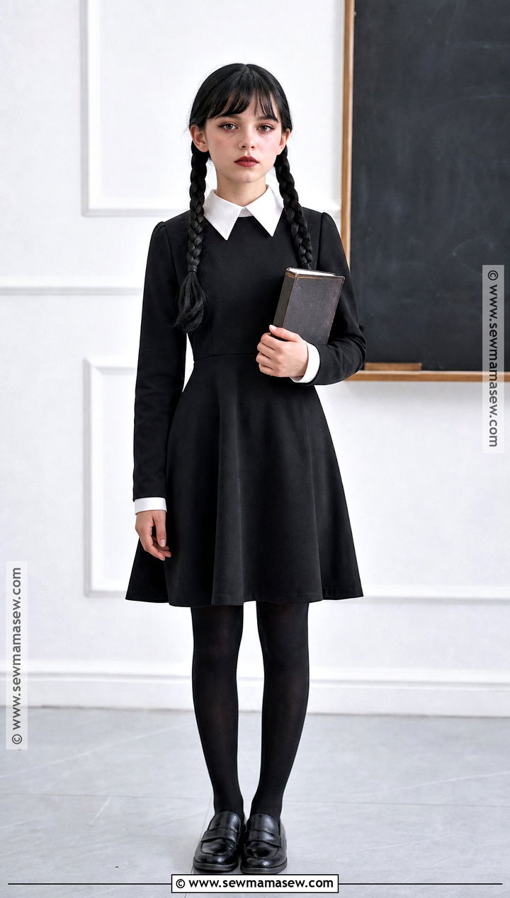 Wednesday Addams Costume - 30 character dress up day ideas