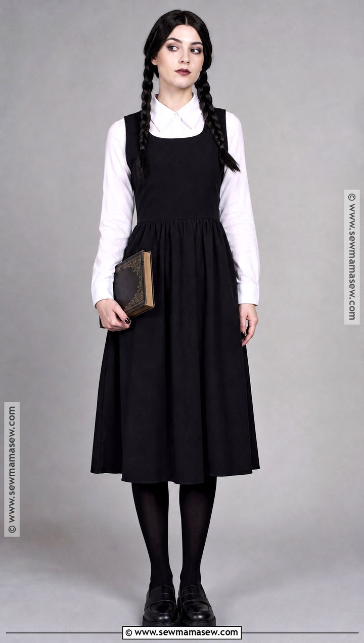 Wednesday Addams Costume - 35 homemade costume ideas for women