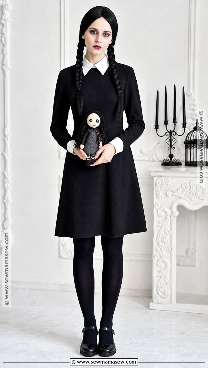 Wednesday Addams Costume - 35 iconic movie characters costumes