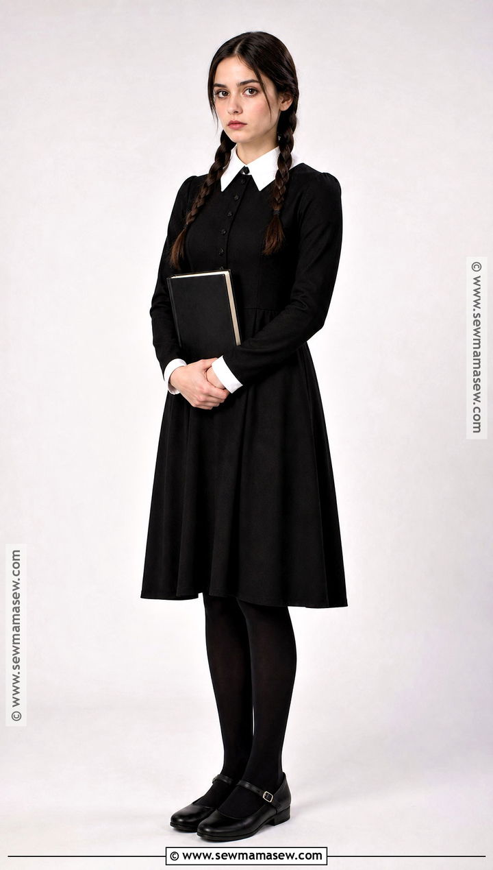 Wednesday Addams Costume - 30 costumes for brunettes