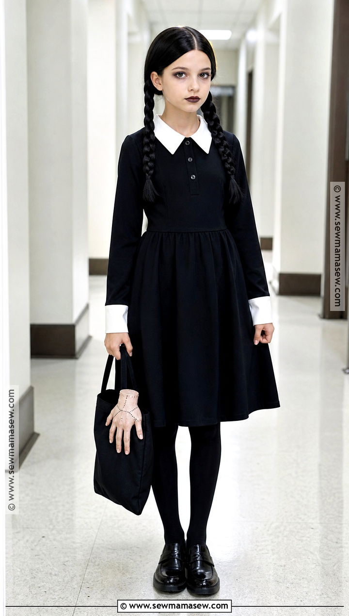 Wednesday Addams Costume For Girls - 30 girl halloween costumes for kids