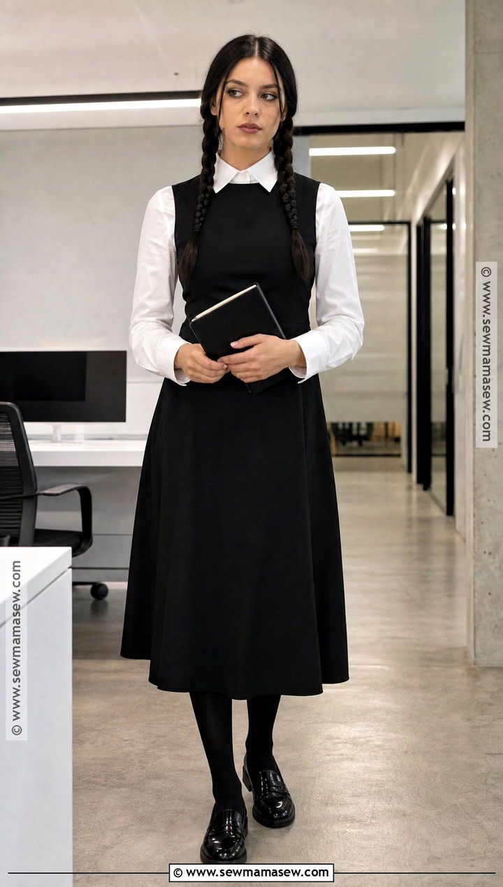 Wednesday Addams Costume For Work - 35 easy halloween costumes for work