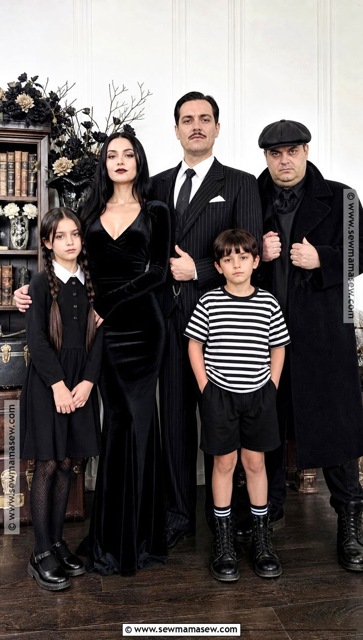 Wednesday Addams Family Group Outfit - 45 wednesday addams outfit ideas