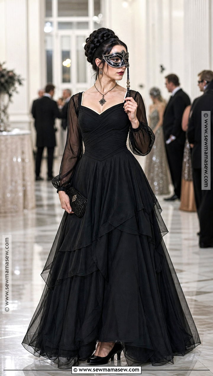 Wednesday Addams Masquerade Outfit - 45 wednesday addams outfit ideas