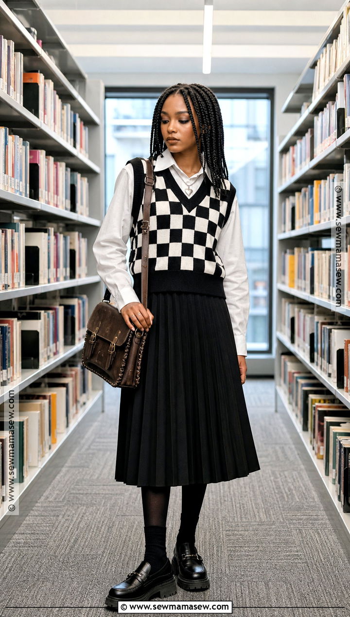 Wednesday Addams Sweater Vest Outfit - 45 wednesday addams outfit ideas
