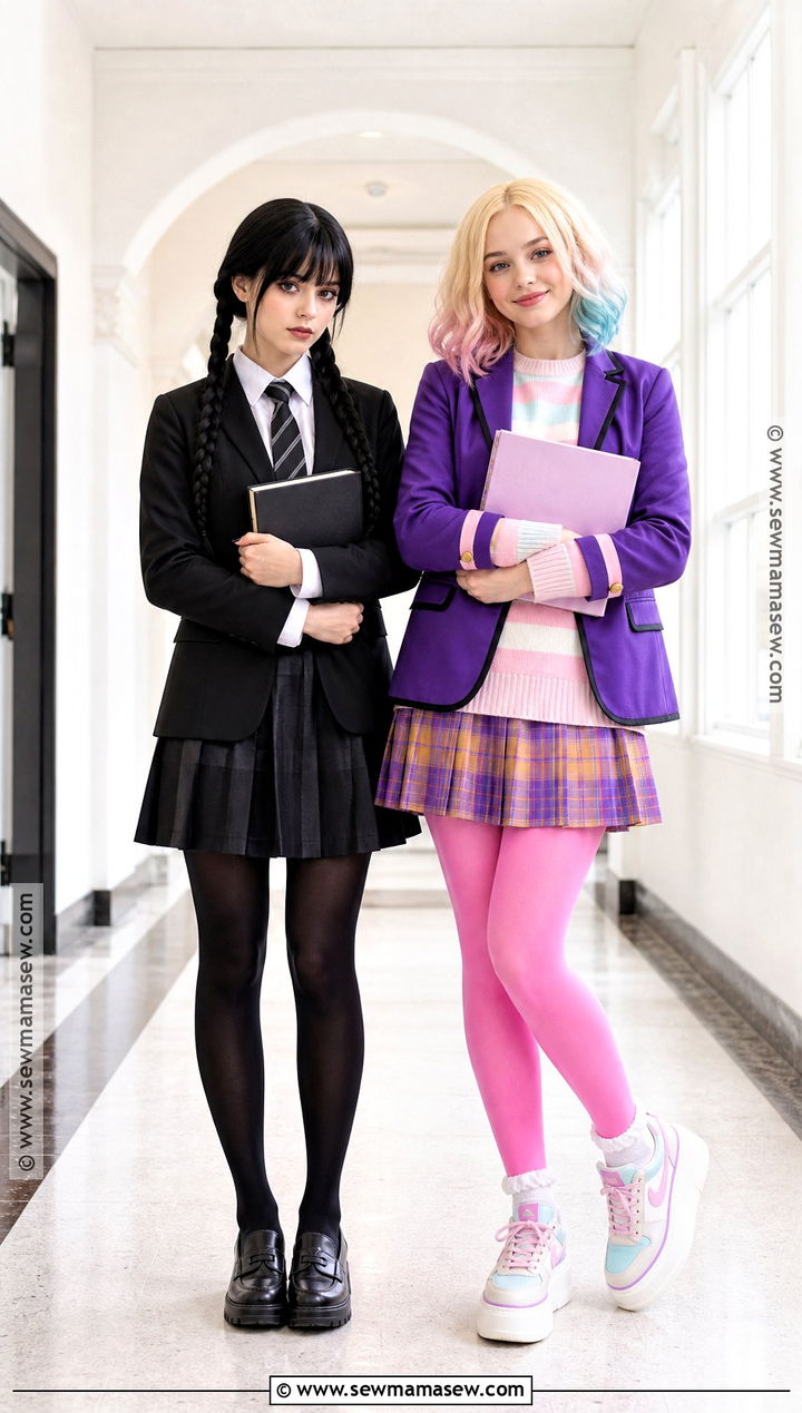 Wednesday And Enid Cosplay - 30 matching cosplay ideas