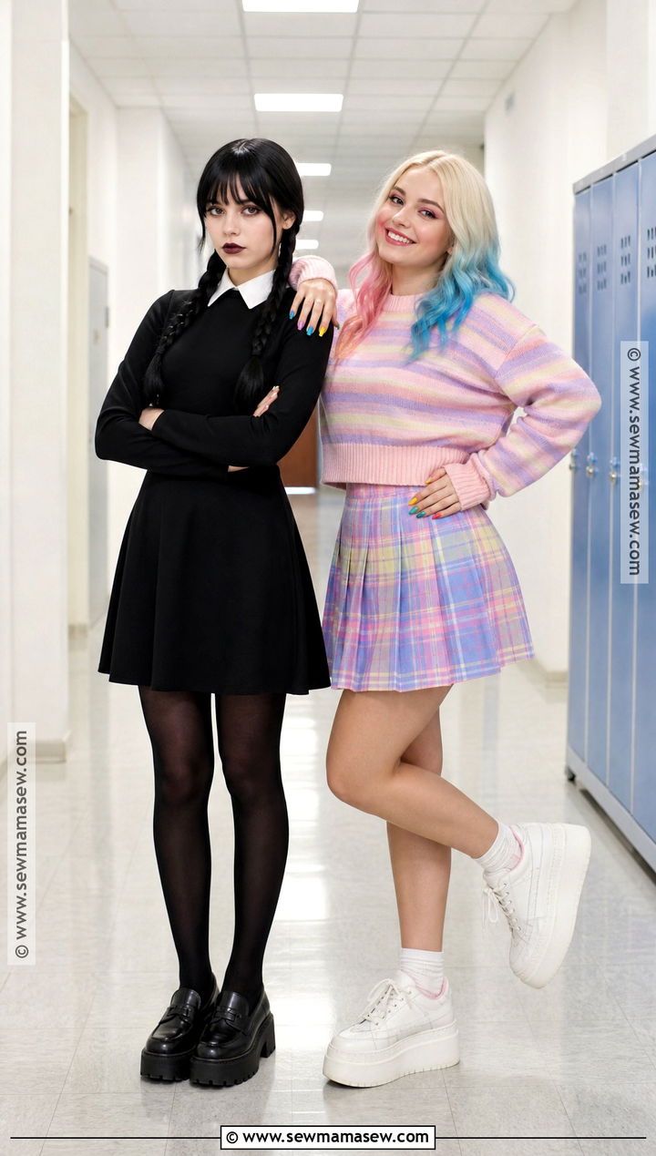 Wednesday And Enid Costume - 30 best duo costumes