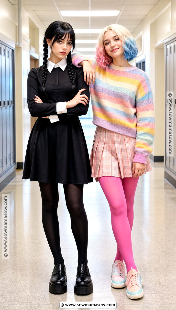 Wednesday And Enid Costume - 30 halloween costume ideas for duos