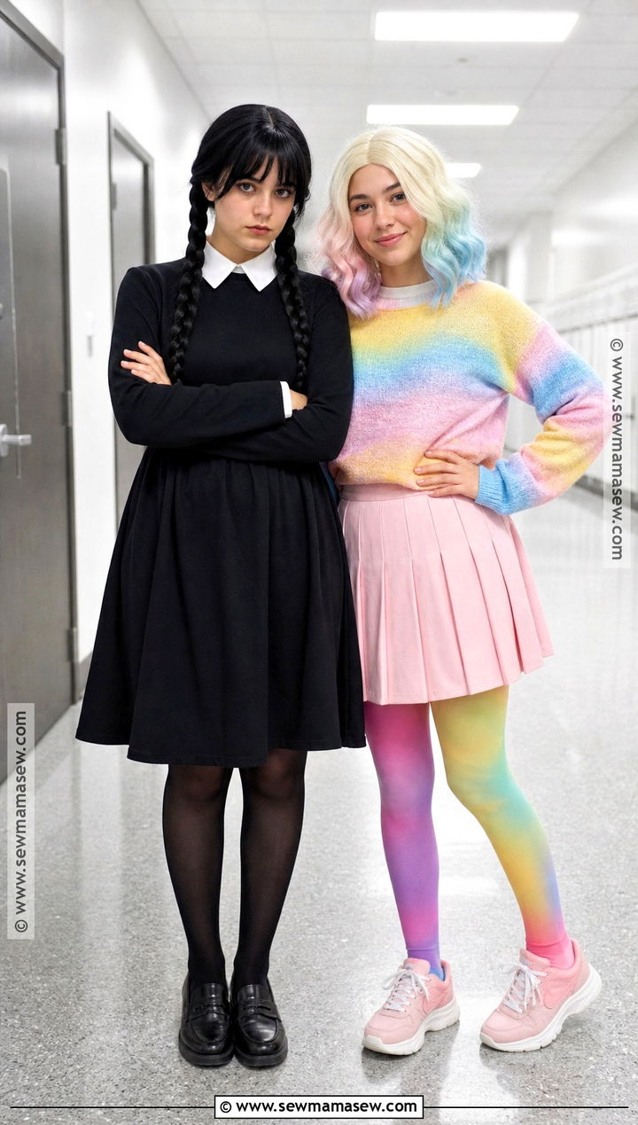 Wednesday And Enid Costume - 30 two person costume ideas