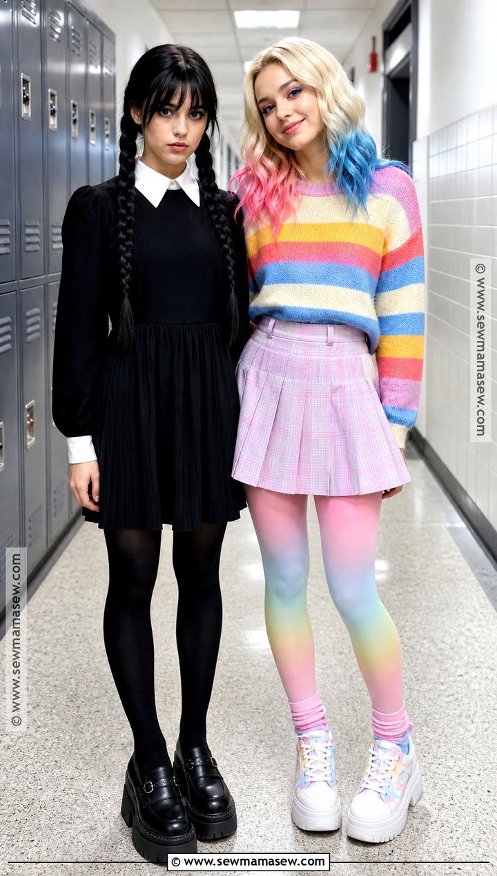 Wednesday And Enid Couple Costume - 50 couples costume ideas