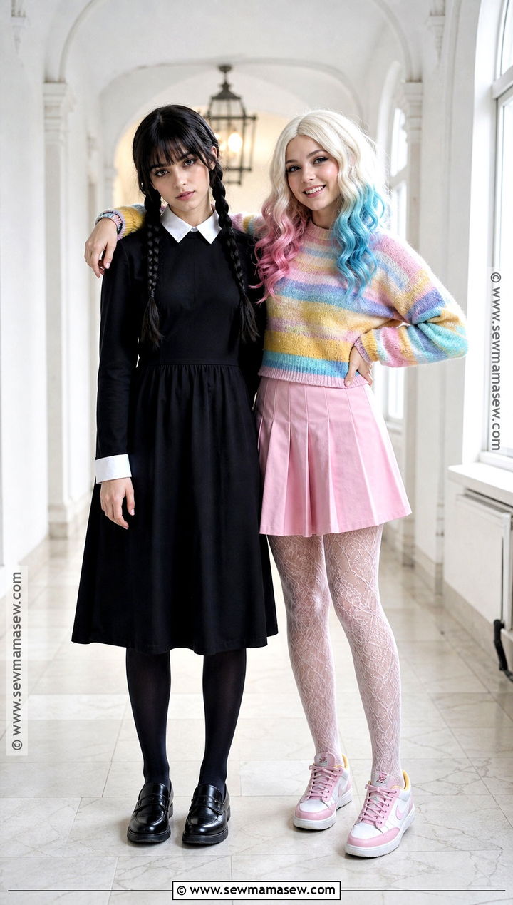 Wednesday And Enid Duo Costume - 30 duo halloween costume ideas