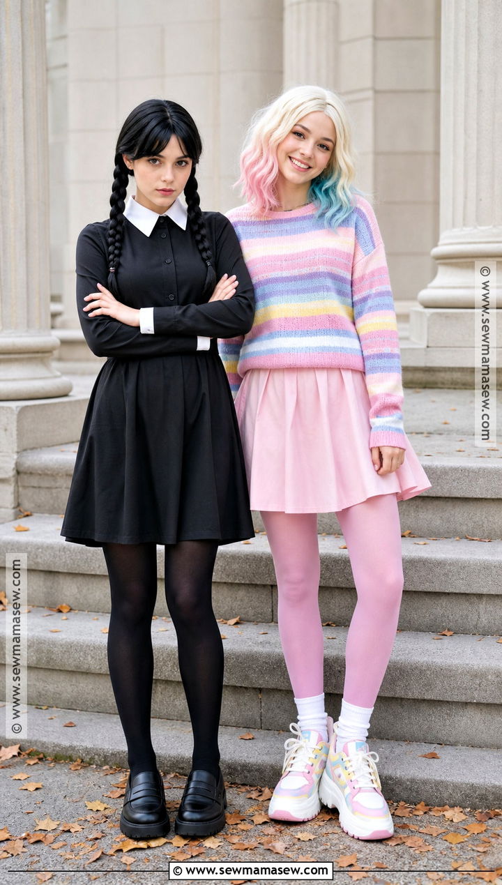 Wednesday And Enid Duo Costume - 50 halloween costumes duo