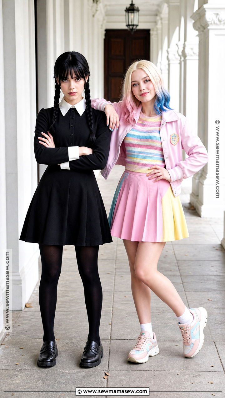 Wednesday And Enid Duo Costume - 35 duo halloween costumes cute