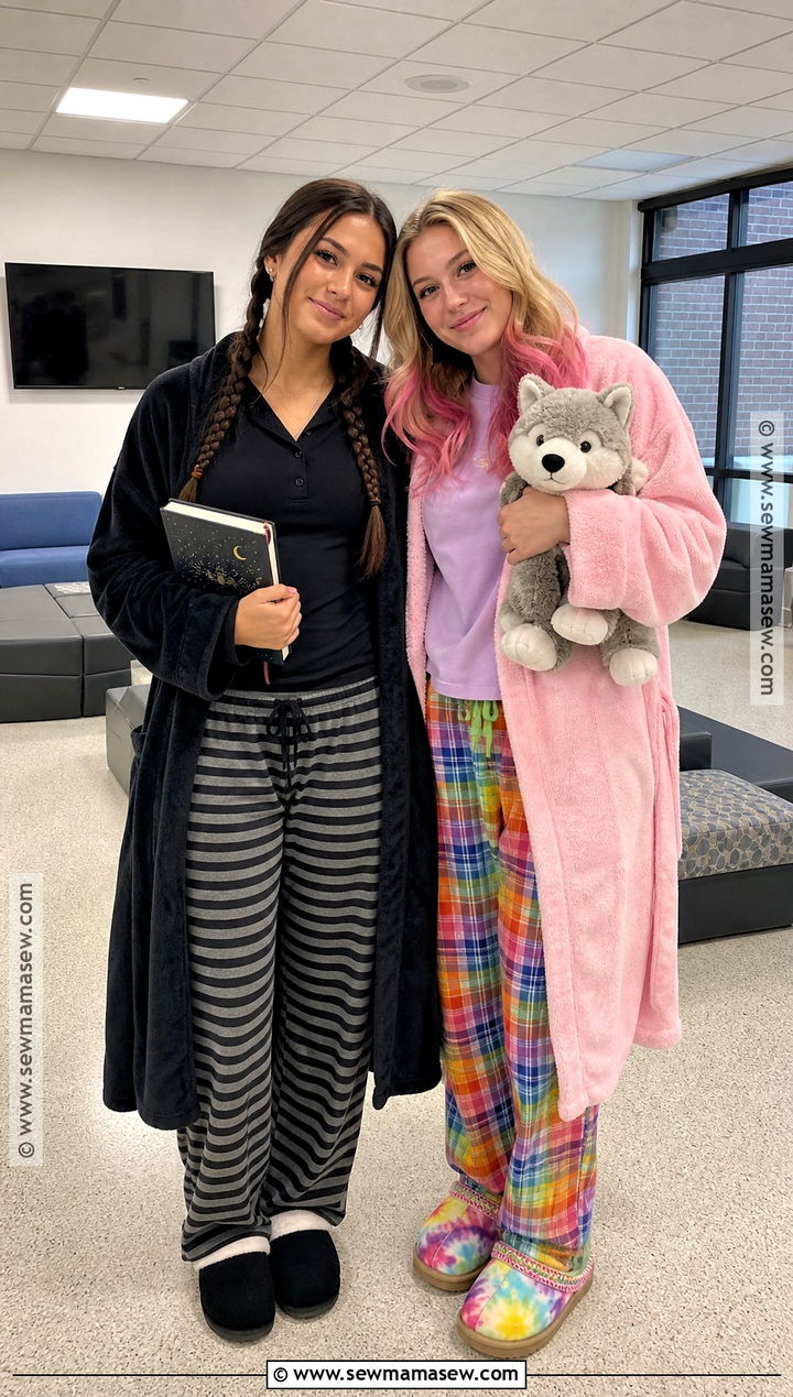 Wednesday And Enid Pajama Day Costume - 30 Wednesday And Enid Costumes
