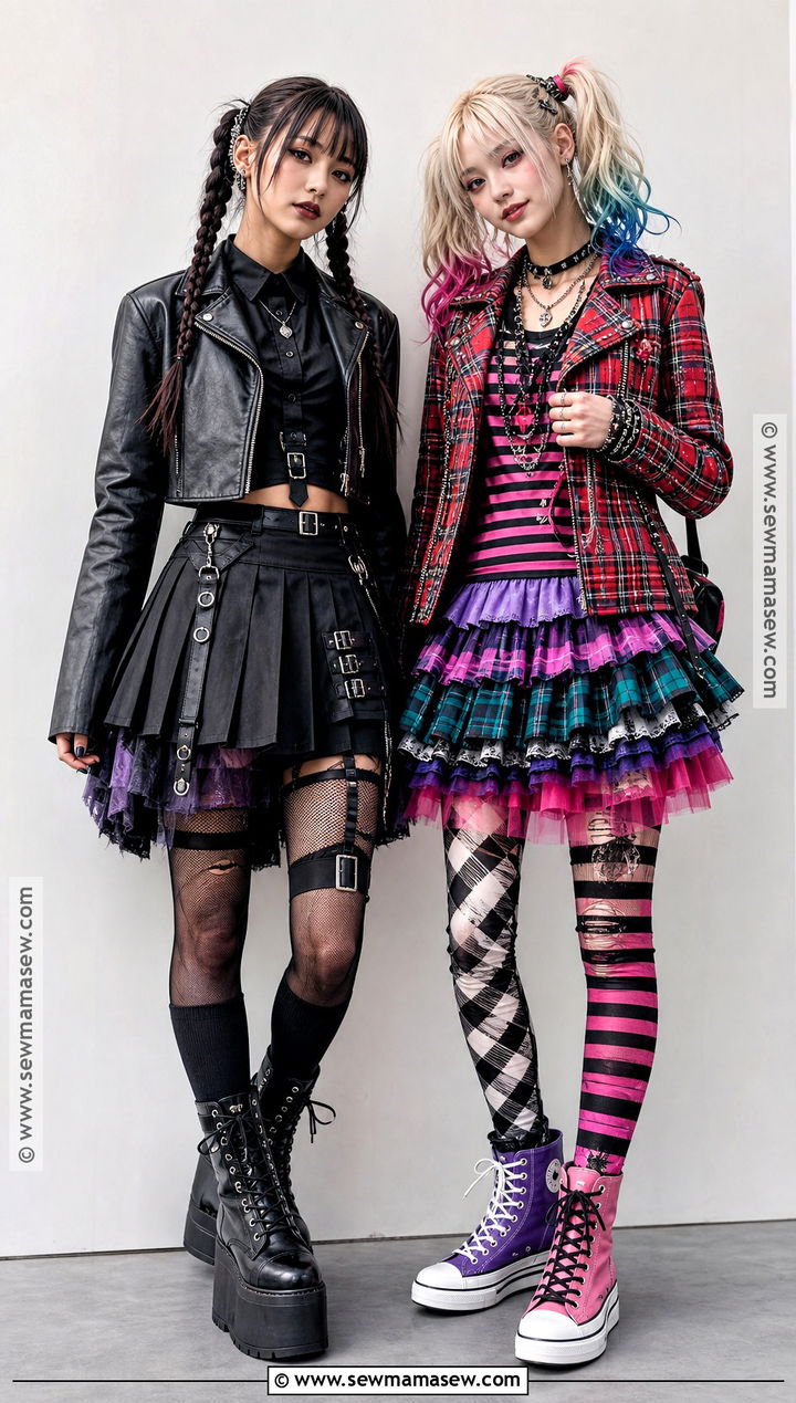 Wednesday And Enid Punk Costume - 30 Wednesday And Enid Costumes
