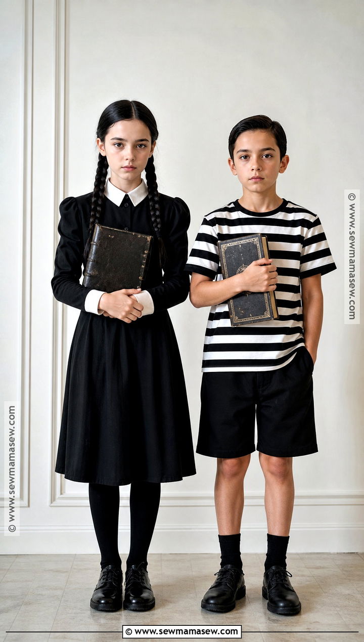 Wednesday And Pugsley Addams Twins Costume - 30 twins costume ideas
