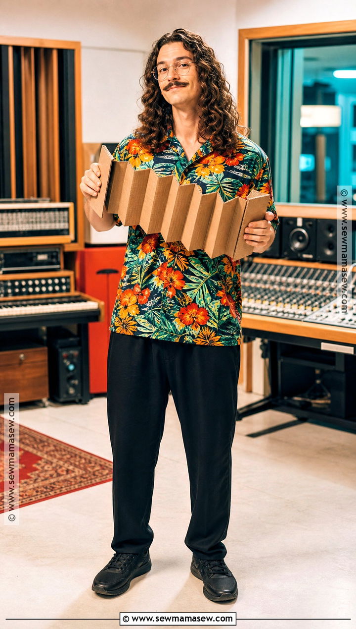 Weird Al Costume With Hawaiian Shirt - 40 curly hair halloween costume ideas