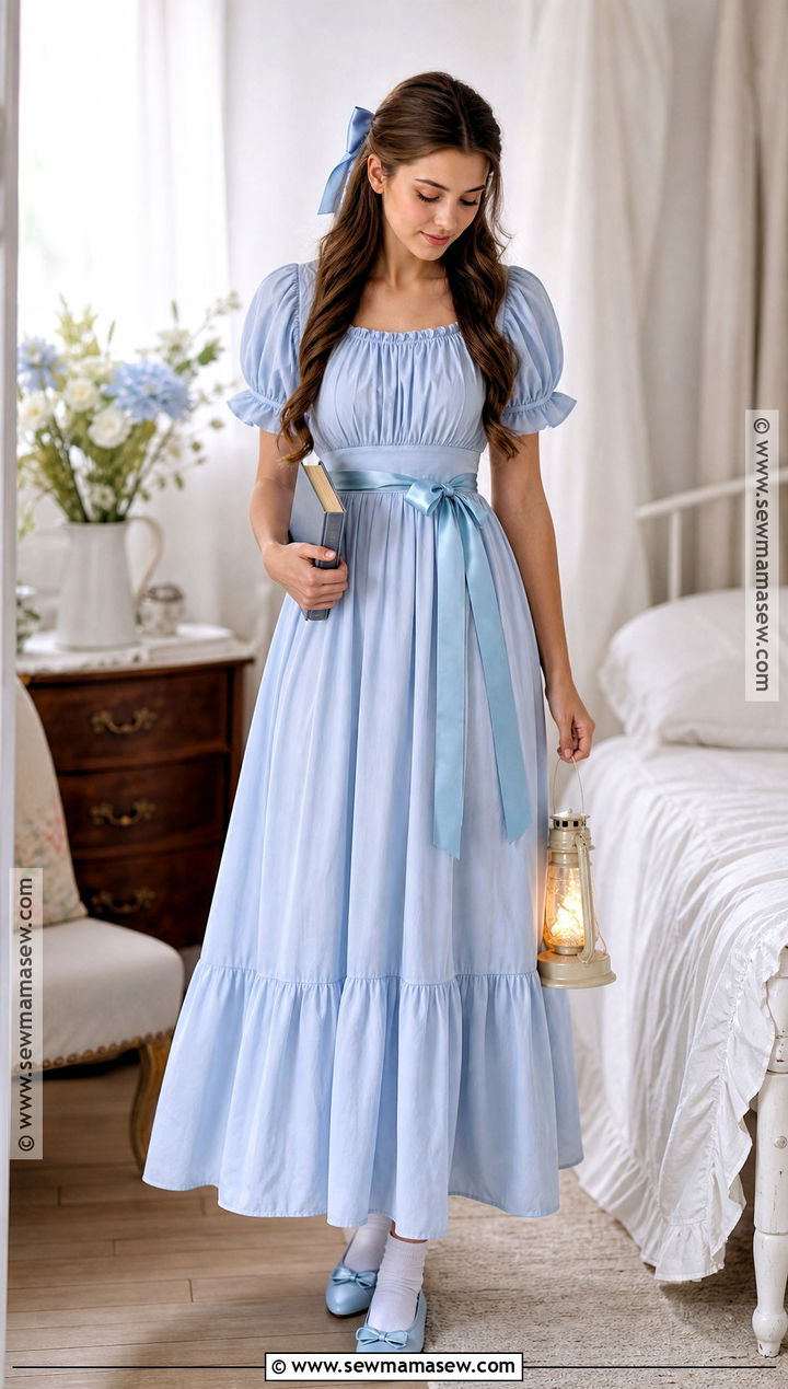 Wendy Darling Blue Nightgown Cosplay - 30 Cosplay Brown Hair Ideas